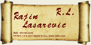 Rajin Lašarević vizit kartica